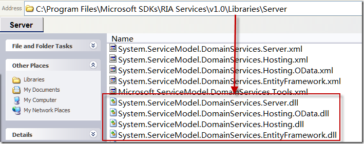 未能加载文件或程序集“System.ServiceModel.DomainServices.Hosting, Version=4.0.0.0...”或它的某一个依赖项。系统找不到指定的文件。